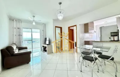 Apartamento com 1 dormitório à venda, 53 m² por r$ 345.000,00 - aviação - praia grande/sp