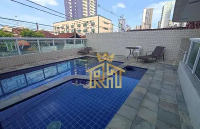 Apartamento à venda, 49 m² por r$ 310.000,00 - aviação - praia grande/sp