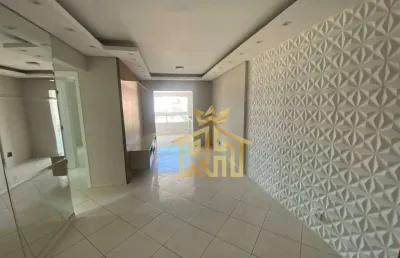 Apartamento com 2 quartos, 1 suíte no bairro de vila tupi em praia grande - sp