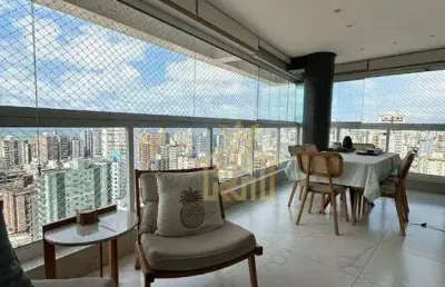 Lindo apartamento mobiliado - 03 vagas de garagem - guilhermina3 suítes - varanda gourmet - lazer completo -