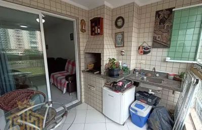 Apartamento 2 quartos (1 suíte) no bairro de aviação em praia grande - sp