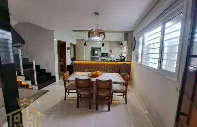 Sobrado à venda, 101 m² por r$ 850.000,00 - vila guilhermina - praia grande/sp