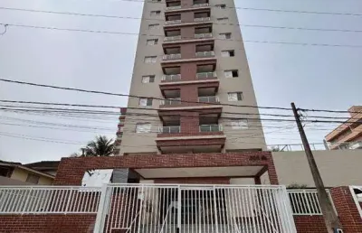 Apartamento novo - 1 dormitório - sacada com churrasqueira - lazer - 1 vaga - aviação - praia grande
