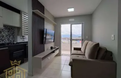 Apartamento de 2 quartos (01 suíte) no bairro de guilhermina em praia grande - sp