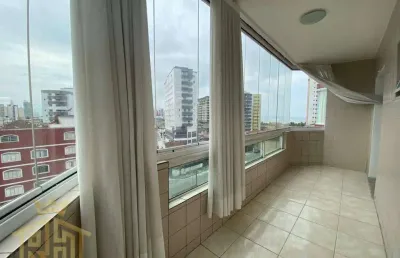 Apartamento 02 dormitórios (01 suíte) - sacada - lazer - 1  vaga - vila mirim - praia grande