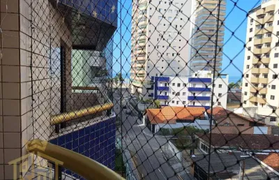 Apartamento para locação definitiva - 02 dormitórios (01 suíte) - lazer - 1 vaga - aviação - praia grande (sp)