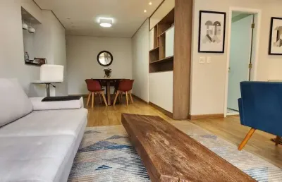 Apartamento para locação em barueri, alphaville centro industrial e empresarial/alphaville., 1 dormitório, 1 banheiro, 2 vagas