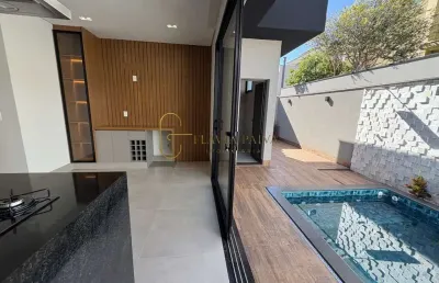 Casa em condomínio fechado com 3 quartos à venda na rua albino tavares de melo, 10, recreio das acácias, ribeirão preto, 182 m2 por r$ 1.425.000