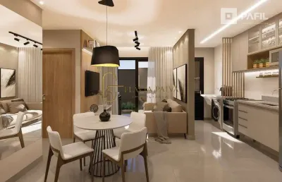 Apartamento com 2 quartos à venda na avenida professor joão fiúsa, 16, jardim república, ribeirão preto, 55 m2 por r$ 413.000