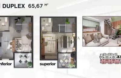 Apartamento com 2 quartos à venda na rua olímpia meirelles palma, 1051, ribeirânia, ribeirão preto, 65 m2 por r$ 573.000
