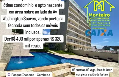 Oportunidade imperdível de um ótimo apto e condomínio na melhor localização zona sul