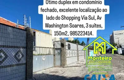 Excelente duplex em área privilegiada ao lado do shopping via sul condomíniofechado