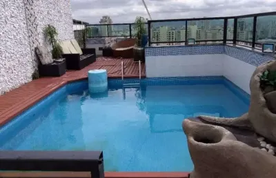 Cobertura com 2 dormitórios, 410 m² - venda por r$ 3.800.000,00 ou aluguel por r$ 23.700,00/mês - jardim anália franco - são paulo/sp