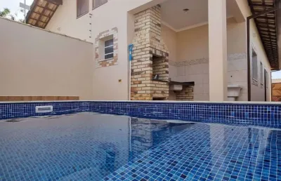 Casa com 2 dormitórios à venda, 55 m² por r$ 298.900,00 - balneário tupy - itanhaém/sp
