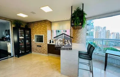 Apartamento com 3 dormitórios à venda, 222 m² por r$ 4.500.000,00 - jardim anália franco - são paulo/sp