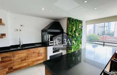 Apartamento para venda no jardim anália franco com 4 dormitórios, sacada gourmet, 4 vagas.