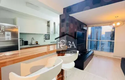 Apartamento com 1 dormitório para alugar, 52 m² por r$ 4.866,23 - jardim anália franco - são paulo/sp
