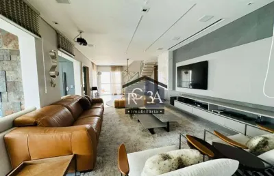 Cobertura com 4 dormitórios à venda, 360 m² por r$ 5.500.000,00 - anália franco - são paulo/sp
