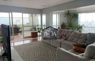 Apartamento tipo cobertura para alugar ou vender,  211m²,  4 vagas. av. guilherme giorgi,  vila carrão - sp