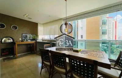 Apartamento no jardim anália franco com 335m², sala para 5 ambientes, 4 suítes, 5 vagas.