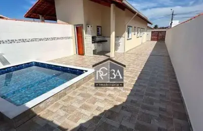 Casa com 2 dormitórios à venda, 180 m² por r$ 318.990,00 - jardim jamaica - itanhaém/sp