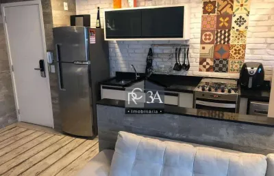 Apartamento para comprar com  55m², 1 dormitório, varanda. rua marechal barbacena - jd. anália franco - sp