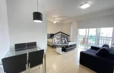 Apartamento com 1 dormitório para alugar, 40 m² por r$ 3.667,08/mês - jardim anália franco - são paulo/sp