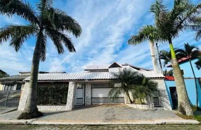 Sobrado, 330 m² - venda por r$ 1.350.000,00 ou aluguel por r$ 6.900,00 - balneário três marias - peruíbe/sp