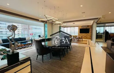 Apartamento venda tatuapé de altíssimo padrão, mobiliado e decorado com 425 m², 5 suítes, 7 vagas,