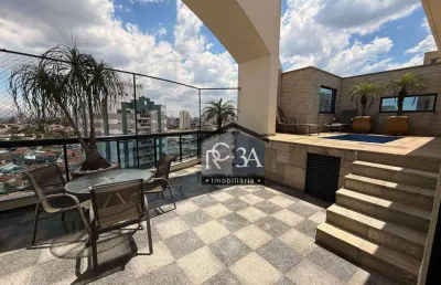 Cobertura com 4 dormitórios à venda, 228 m² por r$ 2.400.000,00 - anália franco - são paulo/sp