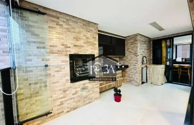 Apartamento com 3 dormitórios à venda, 186 m² por jardim anália franco - são paulo/sp