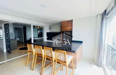 Apartamento com 3 dormitórios à venda, 202 m² por r$ 3.200.000,00 - jardim anália franco - são paulo/sp