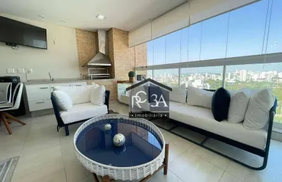 Apartamento para alugar, 180 m² por r$ 21.000,00/mês - jardim anália franco - são paulo/sp