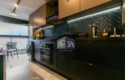 Apartamento com 1 dormitório, 70 m² - venda por r$ 900.000,00 ou aluguel por r$ 7.600,00/mês - anália franco - são paulo/sp