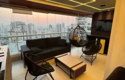 Apartamento no jardim anália franco no condomínio concept, com 3 dormitórios, sendo 1 suíte, master, 2 vagas.