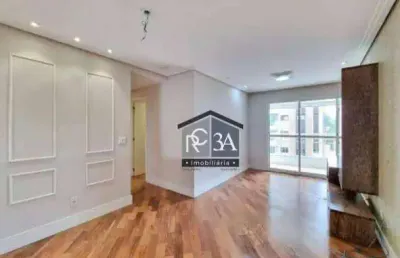 Apartamento com 3 dormitórios para alugar, 72 m² por r$ 5.900,00/mês - tatuapé - são paulo/sp