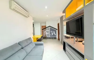Apartamento com 1 dormitório à venda, 55 m², 2 vagas- anália franco - são paulo/sp