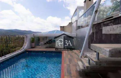 Cobertura com 4 dormitórios à venda, 347 m² por r$ 1.475.000 - serra da cantareira - são paulo/sp