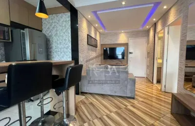 Apartamento com 1 dormitório, 52 m² - venda por r$ 700.000,00 ou aluguel por r$ 5.120,00/mês - jardim anália franco - são paulo/sp