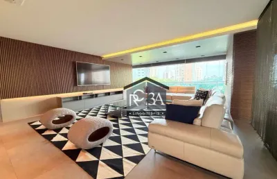 Apartamento com 4 dormitórios à venda, 326 m² por r$ 7.500.000,00 - jardim anália franco - são paulo/sp