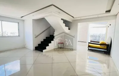 Apartamento duplex com 3 dormitórios à venda, 121 m²  vila carrão - são paulo/sp