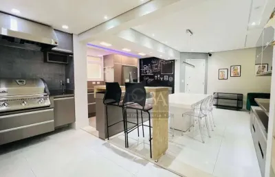 Apartamento com 3 dormitórios no jardim anália franco, são paulo, sp.