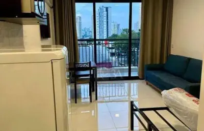 Apartamento com 1 dormitório para alugar, 32 m²  - tatuapé - são paulo/sp