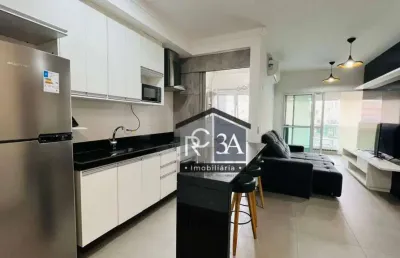 Apartamento com 1 dormitório à venda, 55 m² por r$ 850.000,00 - jardim anália franco - são paulo/sp