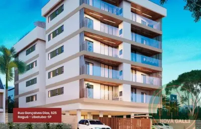 Apartamento com 2 quartos à venda em itaguá, ubatuba  por r$ 509.400