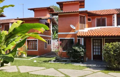 Casa em condomínio fechado com 3 quartos à venda em itaguá, ubatuba  por r$ 498.000