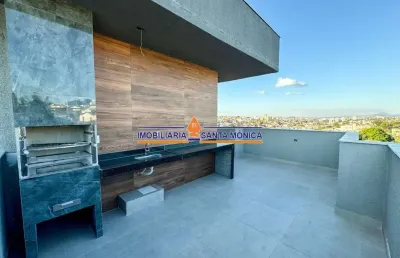 Cobertura com 3 quartos à venda em copacabana, belo horizonte  por r$ 539.000