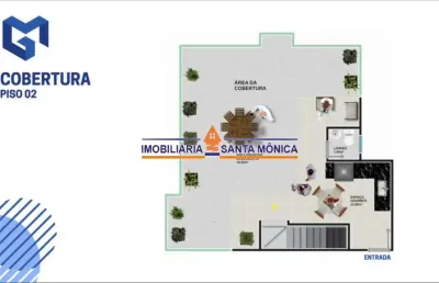 Cobertura com 3 quartos à venda na santa mônica, belo horizonte  por r$ 695.000
