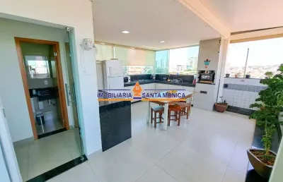 Cobertura com 3 quartos à venda na santa mônica, belo horizonte  por r$ 575.000