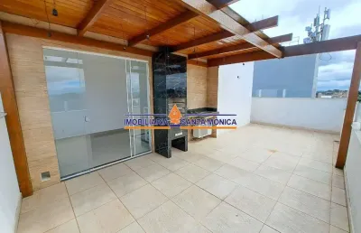 Cobertura com 3 quartos à venda na santa mônica, belo horizonte  por r$ 545.000